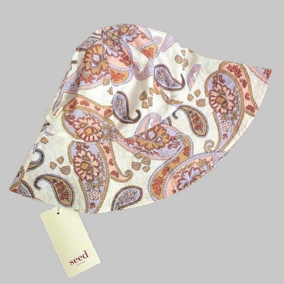 Seed Heritage Floral Paisley Bucket Hat - S/M, BNWTs - Picture 8 of 9